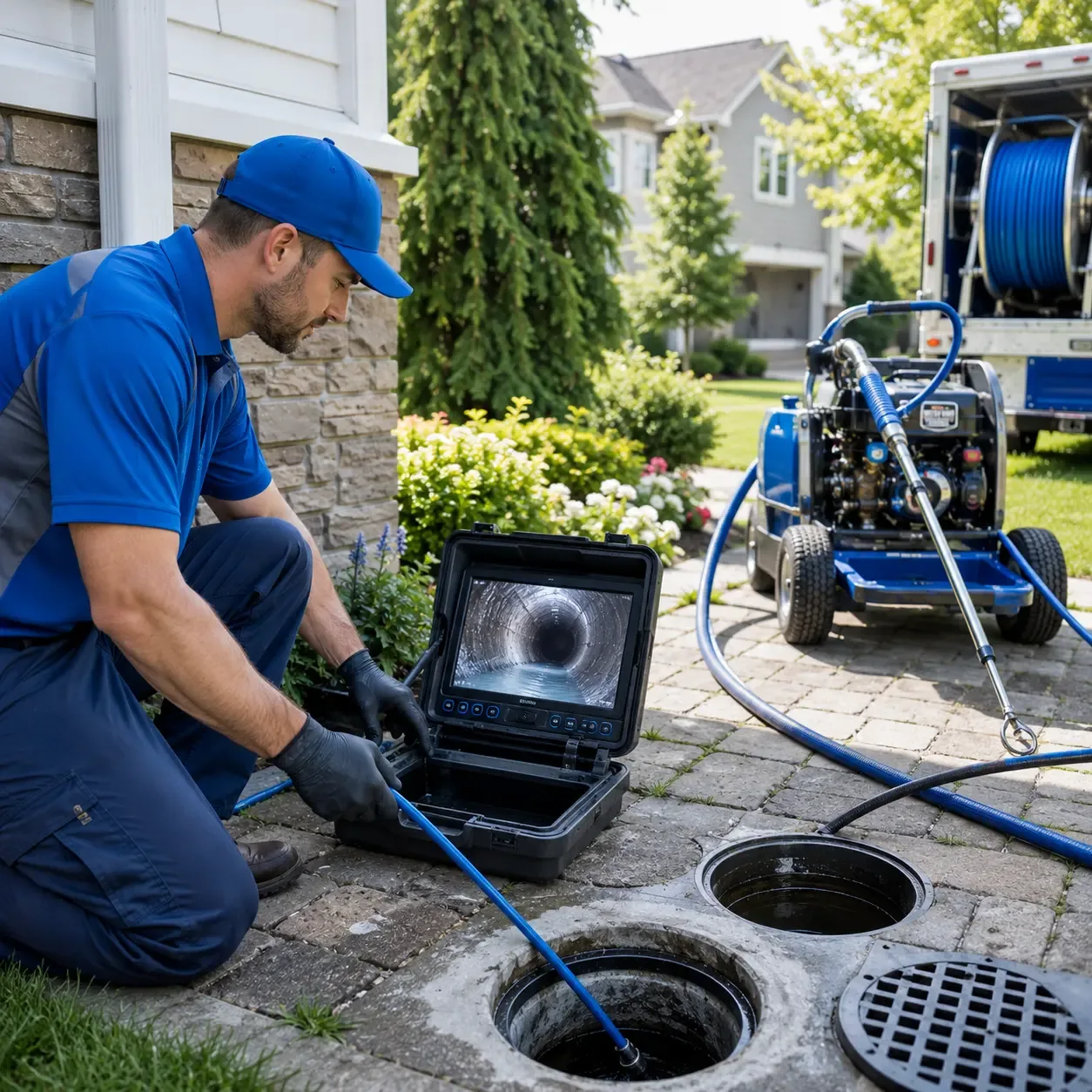 Outdoor drain cleaning professionals serving Franklin Furnace, OH